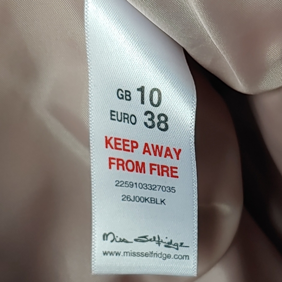 Miss Selfridge Black Lace Blazer - Picture 4 of 4